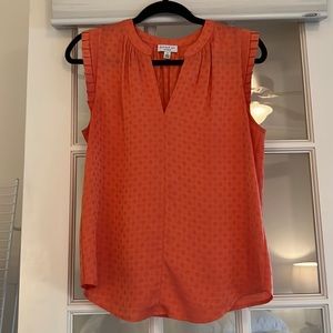 Current Air sleeveless ruffle top.